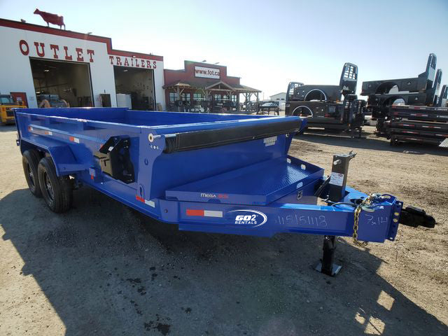 RENT - Dump Trailer Alaska Blue