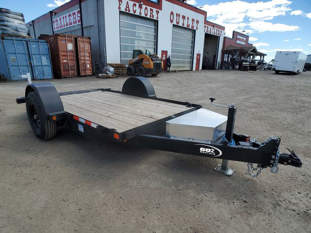FlatDeck Trailer 2025 6x12ft Gravity Tilt