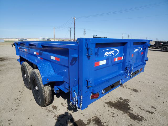 RENT - Dump Trailer Alaska Blue