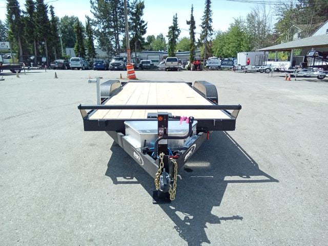 FlatDeck Trailer 2025 7x18ft Hydraulic Power Tilt