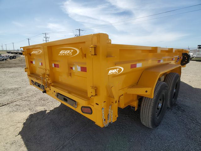Dump Trailer Yellow