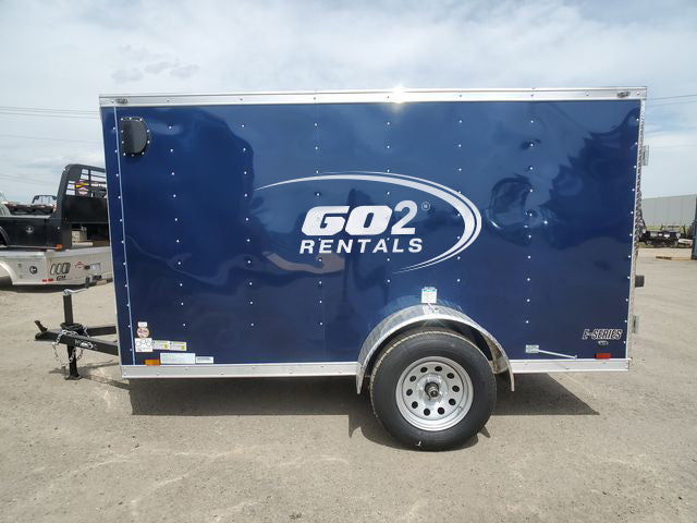 Enclosed Trailer Blue E-Series 5x10ft