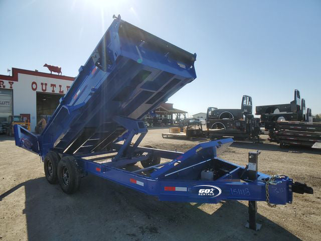 RENT - Dump Trailer Alaska Blue