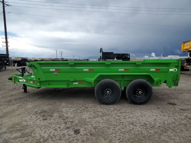 Dump Trailer Lime Green