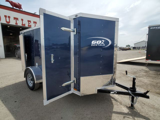 Enclosed Trailer Blue E-Series 5x10ft