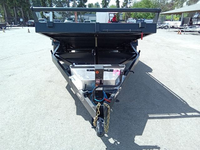 FlatDeck Trailer 2025 7x18ft Hydraulic Power Tilt