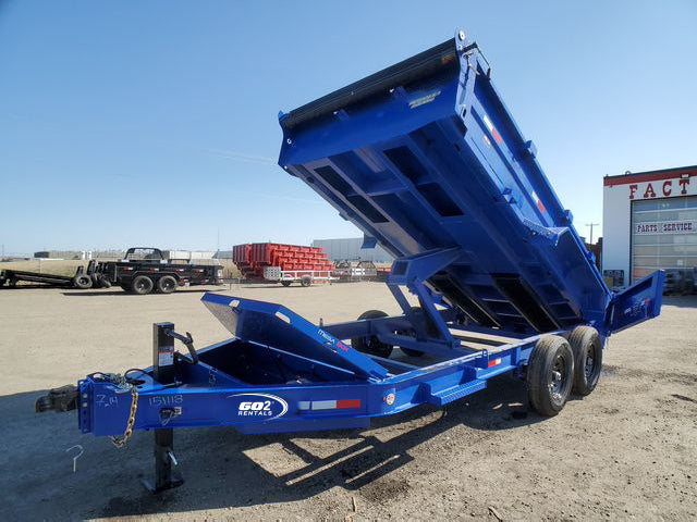 RENT - Dump Trailer Alaska Blue