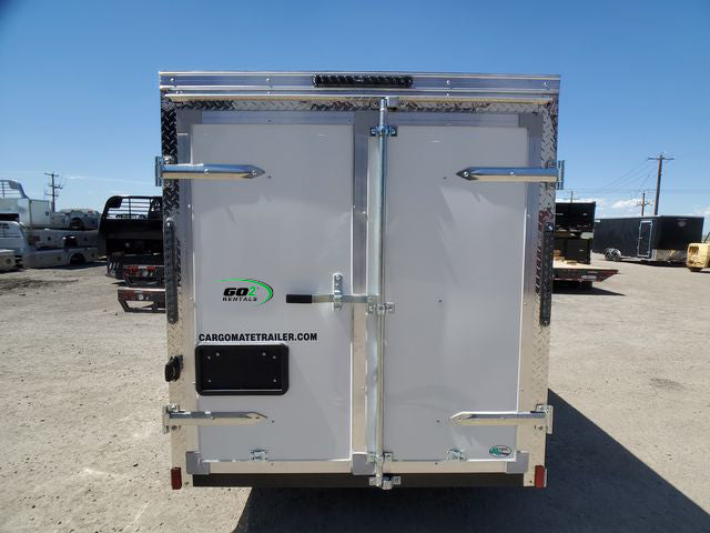 Enclosed Trailer White E-Series 5x8ft