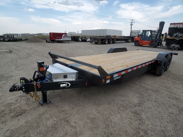 RENT - FlatDeck Trailer 7x24ft Hydraulic Power Tilt