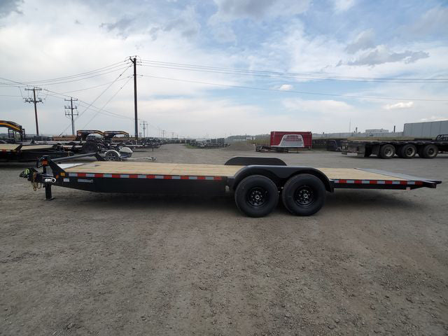 RENT - FlatDeck Trailer 7x24ft Hydraulic Power Tilt