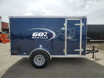 Enclosed Trailer Blue E-Series 5x10ft