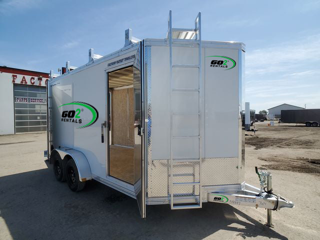 Enclosed Trailer 7x14ft Aluminum