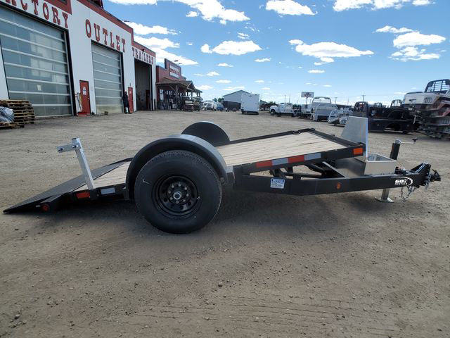 FlatDeck Trailer 2025 6x12ft Gravity Tilt