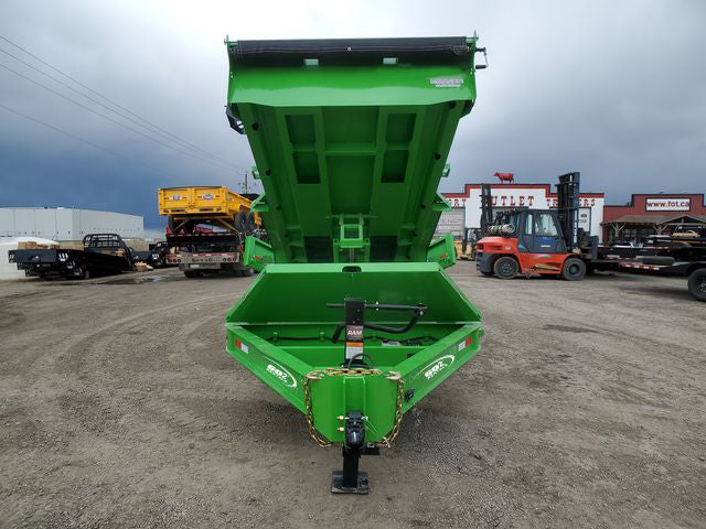 Dump Trailer Lime Green