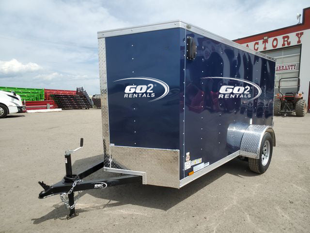 Enclosed Trailer Blue E-Series 5x10ft