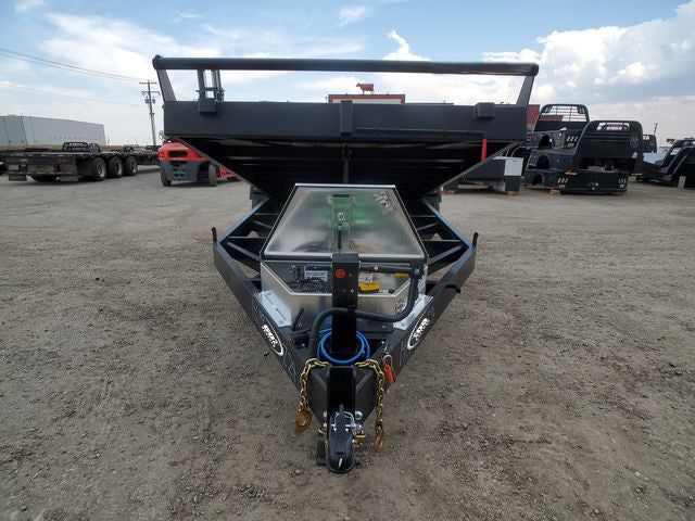 RENT - FlatDeck Trailer 7x24ft Hydraulic Power Tilt