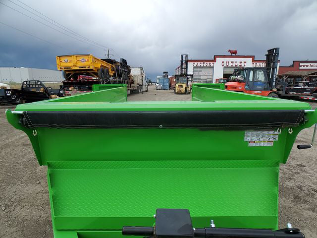 Dump Trailer Lime Green