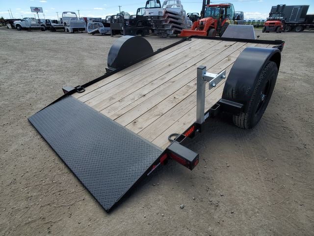 FlatDeck Trailer 2025 6x12ft Gravity Tilt