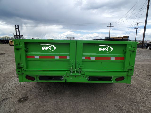 Dump Trailer Lime Green