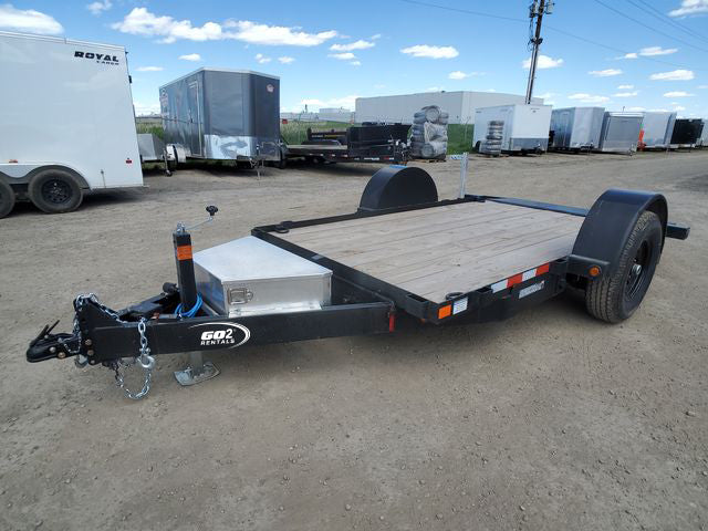 FlatDeck Trailer 2025 6x12ft Gravity Tilt