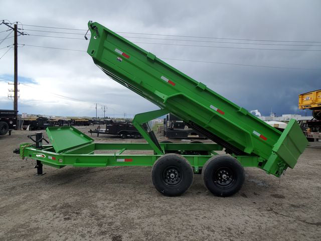 Dump Trailer Lime Green