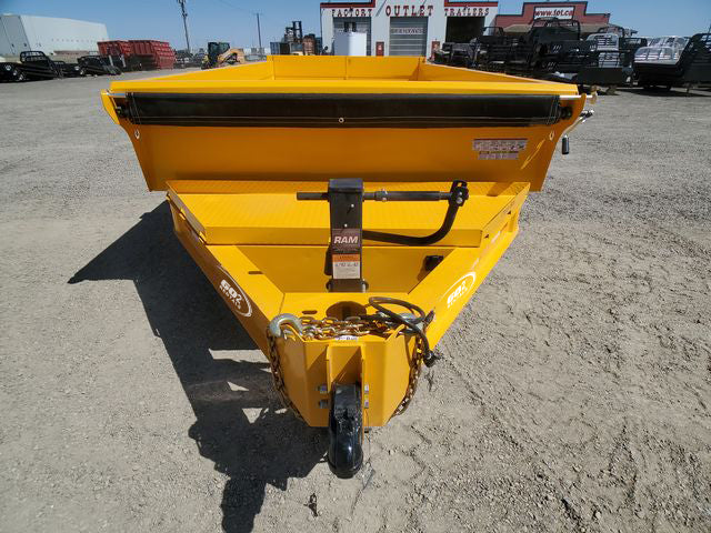 Dump Trailer Yellow