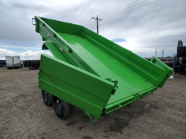 Dump Trailer Lime Green
