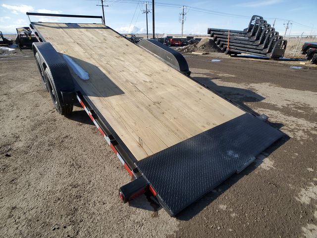 FlatDeck Trailer 2025 7x20ft Hydraulic Power Tilt