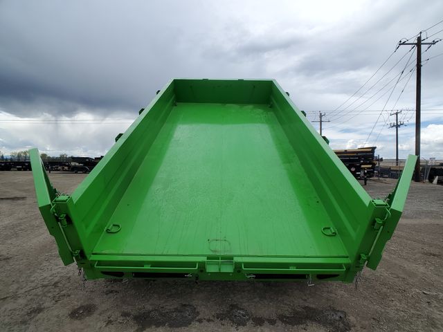 Dump Trailer Lime Green