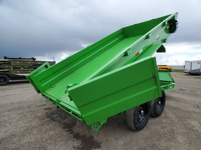 Dump Trailer Lime Green