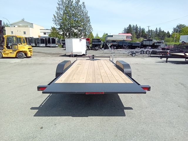 FlatDeck Trailer 2025 7x18ft Hydraulic Power Tilt