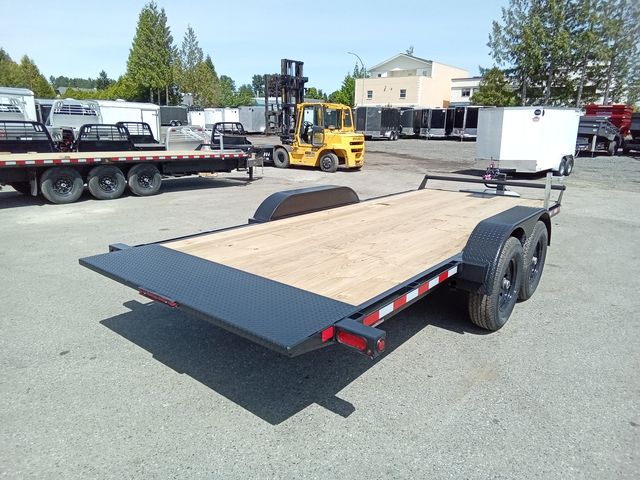 FlatDeck Trailer 2025 7x18ft Hydraulic Power Tilt